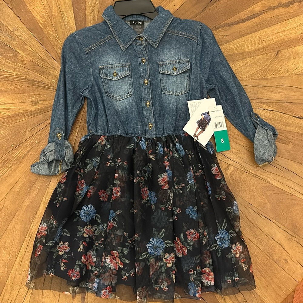 Zunie girls dress size 8
